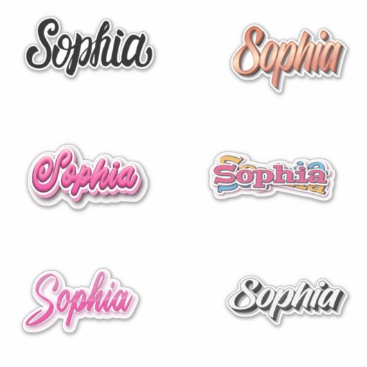 Sophia Sticker Pack (Devant)
