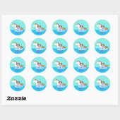 Sophie Chig Pool Merci Stickers (Feuille)