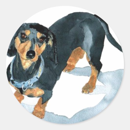 Sophie les Stickers Dachshund (Devant)
