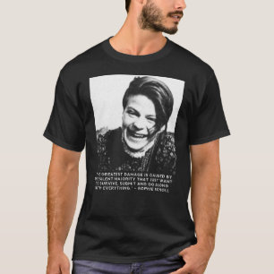Sophie Scholl - Vrijdenker Freigeist Patriot T-shirt