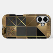 Sophisticated Art Deco Geometrische Tegel Telefoon Case-Mate iPhone Case (Achterkant (horizontaal))