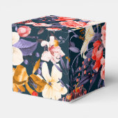 Sophisticated Boho Floral Party Bedankdoosjes (Achterkant)