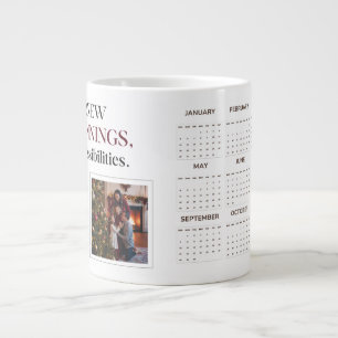 Sophisticated Custom 2025 Kalender Fotocollage Extra Grote Beker