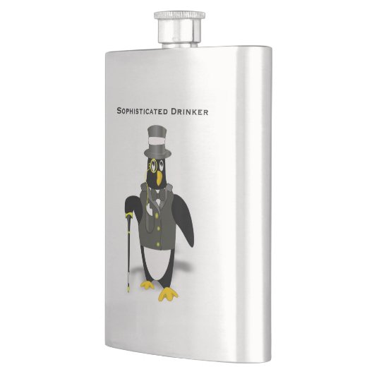 Sophisticated Drinker Formal Attire Penguin Mannen Flacon (Links)
