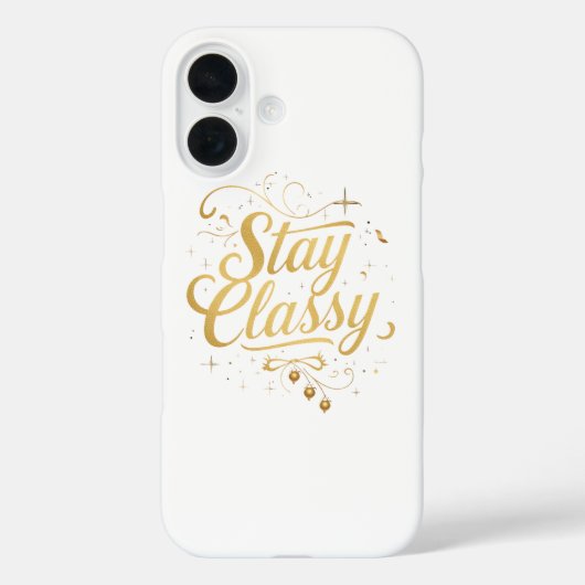 Sophisticated en chique Inspirerend typografie Case-Mate iPhone Case (Achterkant)
