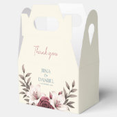 Sophisticated Floral Micro-Wedding Suite Bedankdoosjes (Geopend)