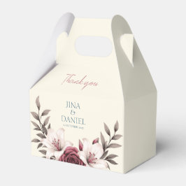 Sophisticated Floral Micro-Wedding Suite Bedankdoosjes