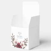 Sophisticated Floral Micro-Wedding Suite (wit) Bedankdoosjes (Geopend)