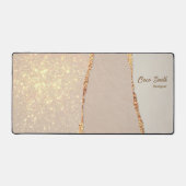 Sophisticated Gold Foil Nom et titre (Recto)