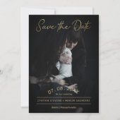 Sophisticated Golden Script Photo LGTB Wedding (Voorkant)