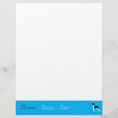 Sophisticated Great Dane on Pink Briefhoofd (Voorkant)