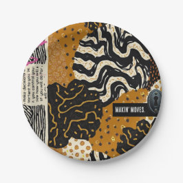 Sophisticated Luxury African Asian Caribbean Papieren Bordje