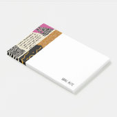 Sophisticated Luxury African Asian Caribbean Post-it® Notes (Schuin)