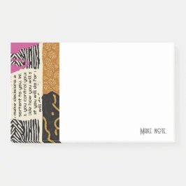Sophisticated Luxury African Asian Caribbean Post-it® Notes