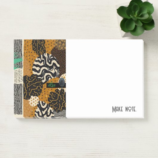Sophisticated Luxury African Asian Caribbean Post-it® Notes (Kantoor)