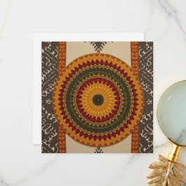 Sophisticated Luxury African Caribbean Asian Bedankkaart