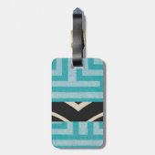 Sophisticated Luxury African Caribbean Bagagelabel (Achterkant verticaal)