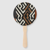 Sophisticated Luxury African Caribbean Handwaaier (Achterkant)