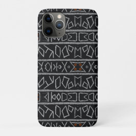 Sophisticated Luxury African Caribbean Mudcloth iPhone 11 Pro Hoesje