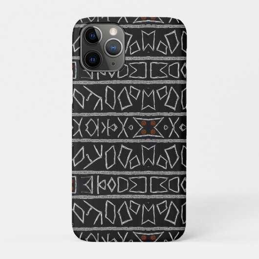 Sophisticated Luxury African Caribbean Mudcloth Case-Mate iPhone Case (Achterkant)