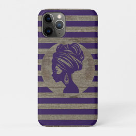 Sophisticated Luxury African Caribbean Mudcloth iPhone 11 Pro Hoesje