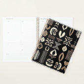Sophisticated Luxury African Caribbean Mudcloth Planner (Display)