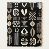 Sophisticated Luxury African Caribbean Mudcloth Planner (Achterkant)