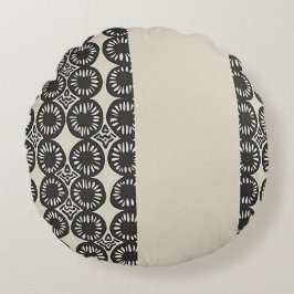 Sophisticated Luxury African Caribbean Rond Kussen