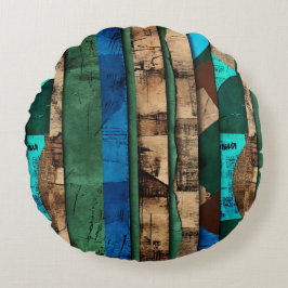 Sophisticated Luxury African Caribbean Rond Kussen