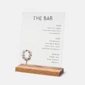 Sophisticated Minimalist Beverage Menu (Angle)