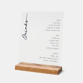 Sophisticated Minimalist Beverage Menu (Angle)
