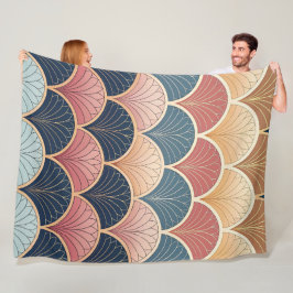 Sophisticated Modern Abstract Seamless Pattern  Fleece Deken