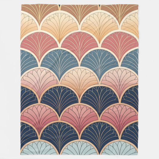 Sophisticated Modern Abstract Seamless Pattern Fleece Deken (Voorkant)