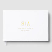 Sophisticated monogram minimalist wedding (Recto)