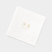 Sophisticated monogram minimalist wedding (Gauche)