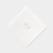 Sophisticated monogram minimalist wedding (Droite)