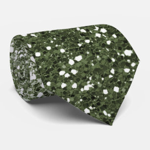 Sophisticated Ombre Green Sparkle Stropdas