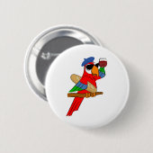SoPHisticated Parrot-Button Ronde Button 5,7 Cm (Voorkant /achterkant)