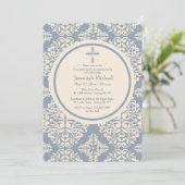 Sophisticated Religious Invitation Kaart (Staand voorkant)