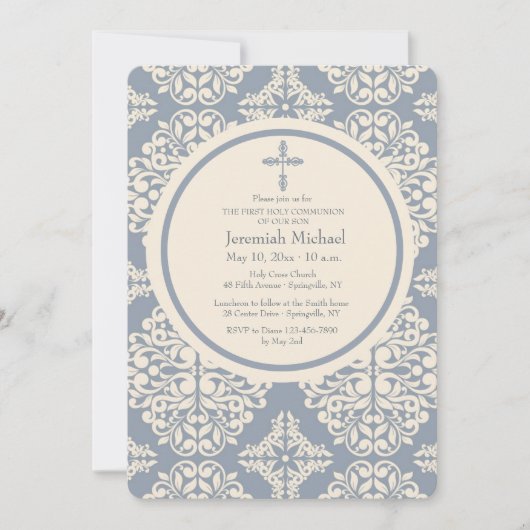 Sophisticated Religious Invitation Kaart (Voorkant)