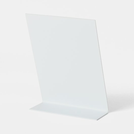 Sophisticated Sage & Zilveren Trouwtafel Nummer Reclamebord Met Voetstuk (Achterkant)