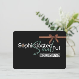 Sophisticated Soul    Feestdagenkaart