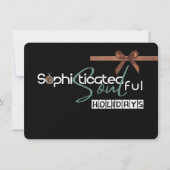 Sophisticated Soul    Feestdagenkaart (Voorkant)