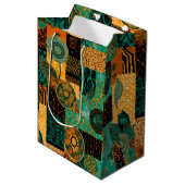 Sophisticated Soulful Holidays Medium Cadeauzakje (Voorkant Gekanteld)