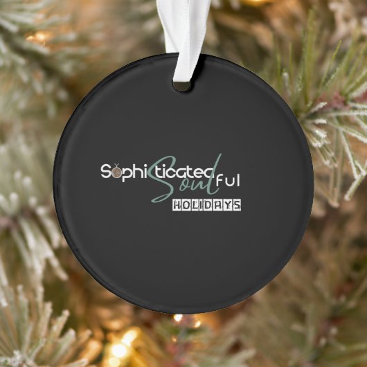 Sophisticated Soulful Holidays Ornament (Boom)