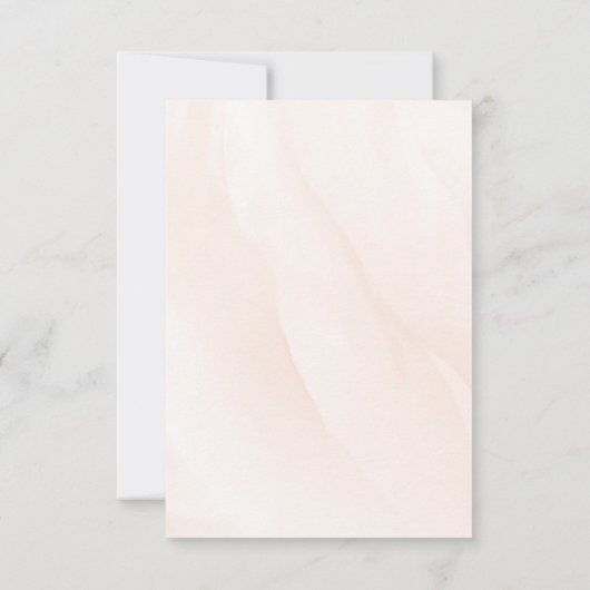 Sophisticated spring wedding with orange blossoms save the date (Achterkant)