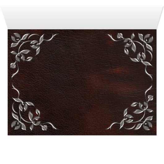 Sophisticated Westerne Trouwtafel Nummers Kaart (Binnen Horizontaal (Onder))