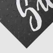 Sophisticated zwart-wit Sweet Design Tissuepapier (Detail)