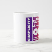 Sophistication. - Jumbo Mug (Devant)