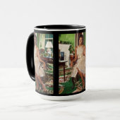 SOPHISTIQUÉ ÉLÉGANCE MICHELLE OBAMA mug (Devant gauche)